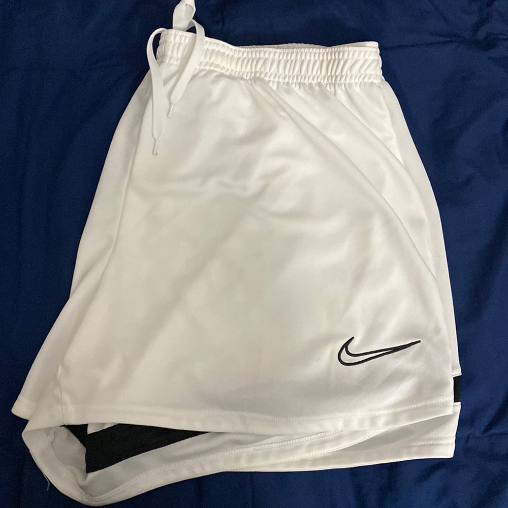 White with Black Nike Shorts Women Size XL